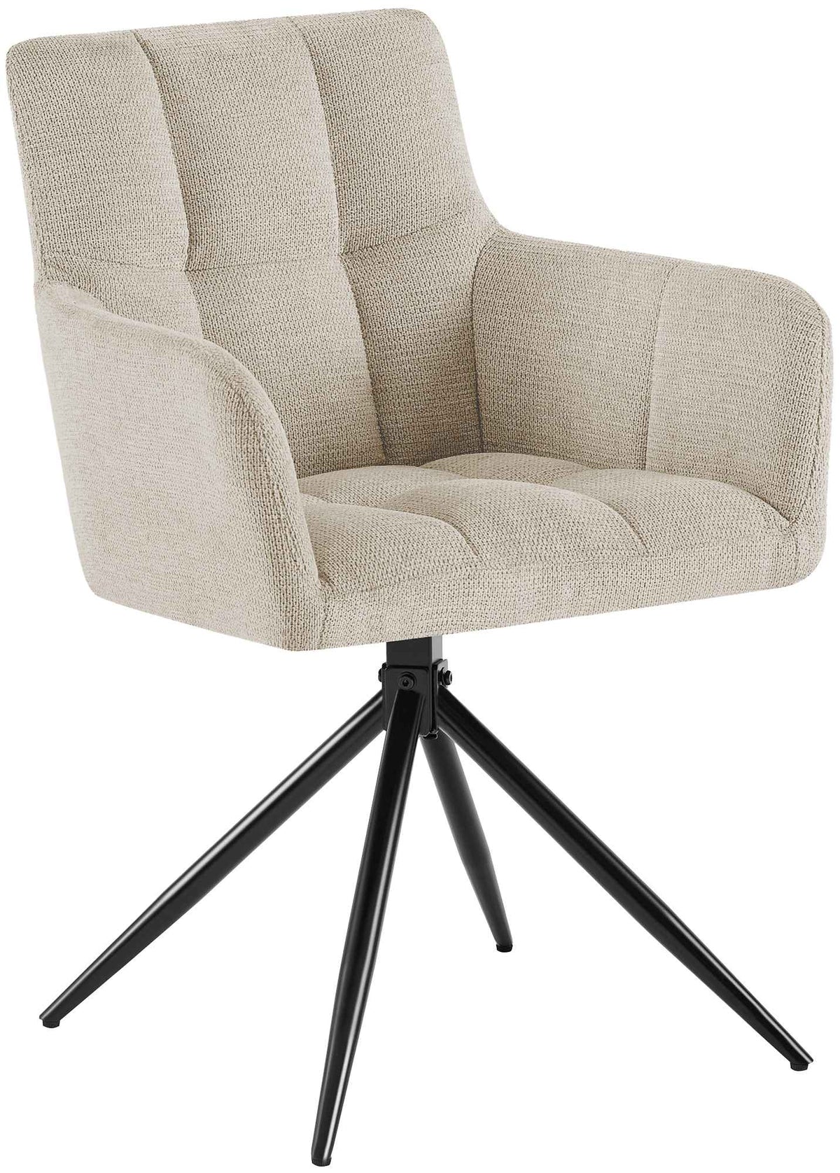 Esszimmerstuhl Jonah Stoff creme