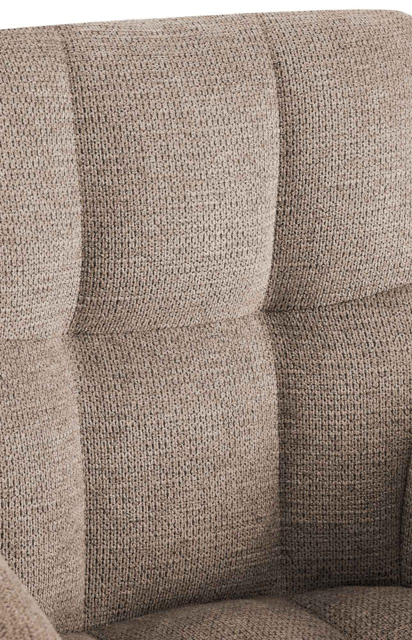 Set van 2 eetkamerstoelen Jonah stof taupe taupe