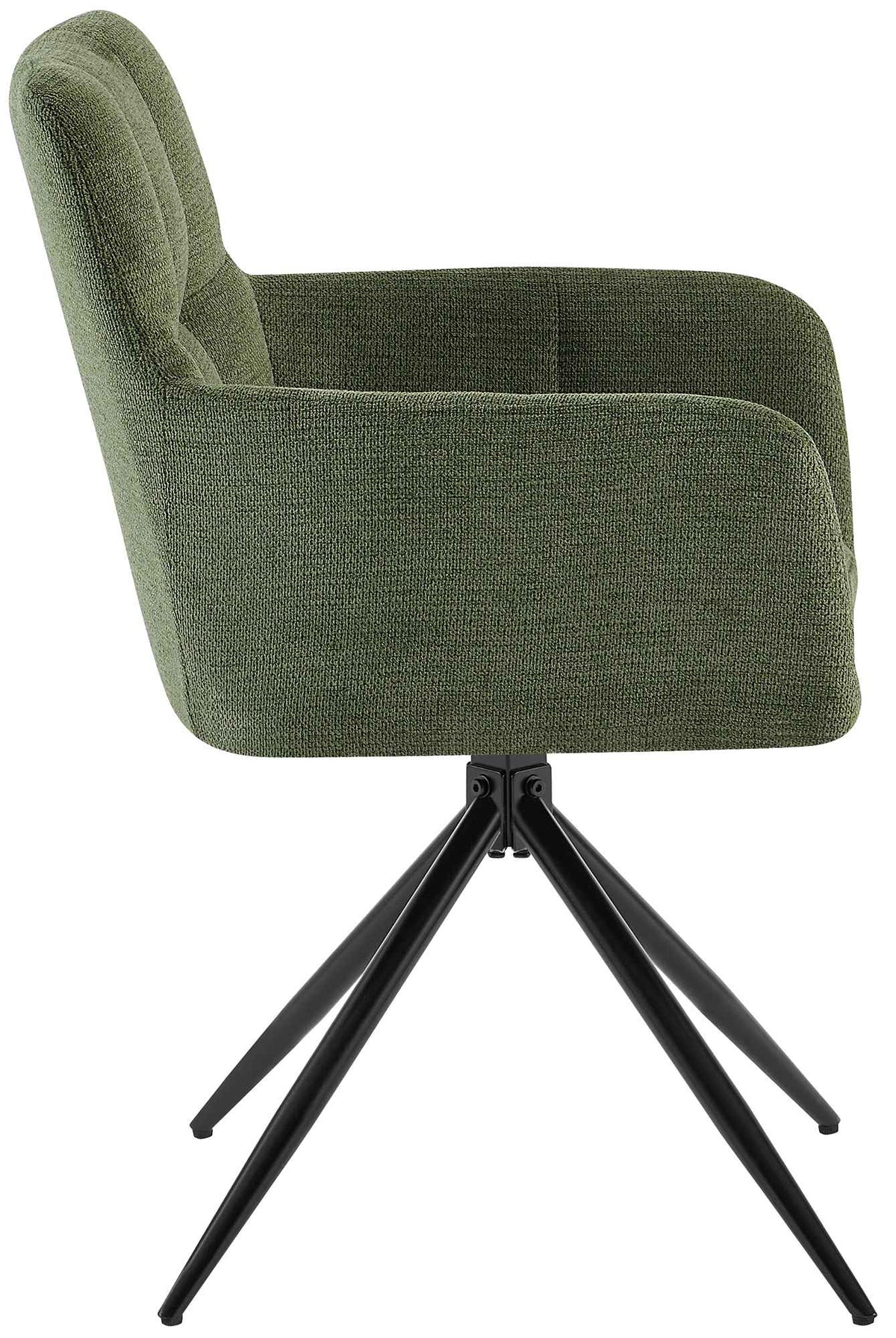 Set van 2 eetkamerstoelen Jonah stof groen grün