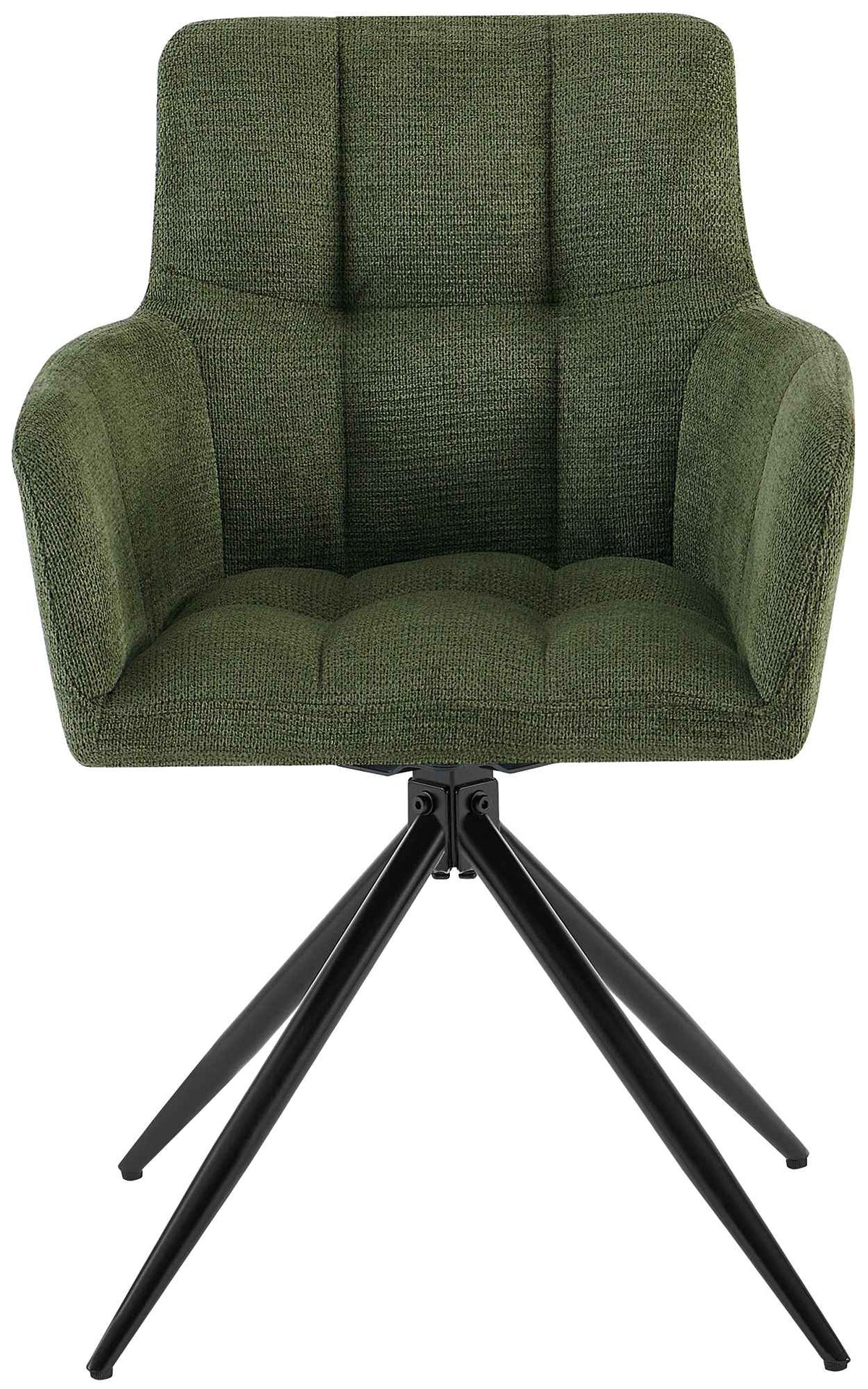 Set van 2 eetkamerstoelen Jonah stof groen grün
