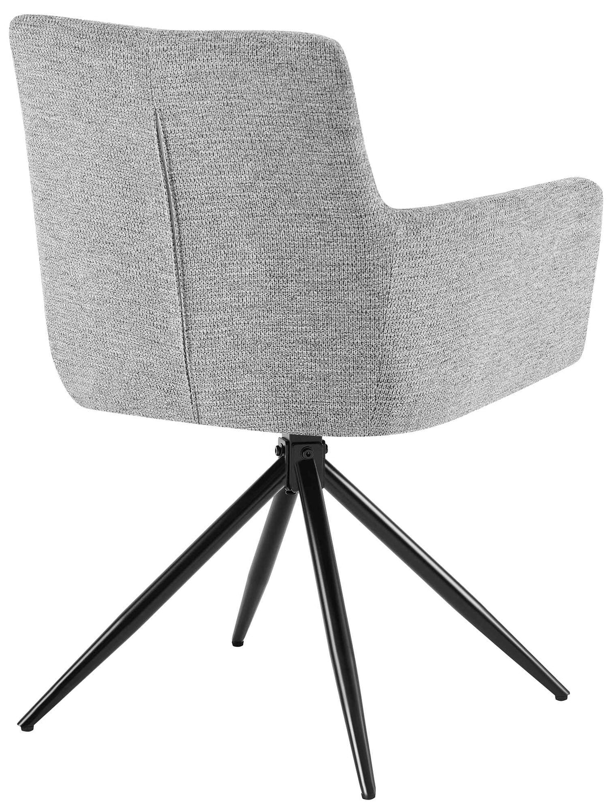 Set van 2 eetkamerstoelen Jonah stof licht grijs hellgrau