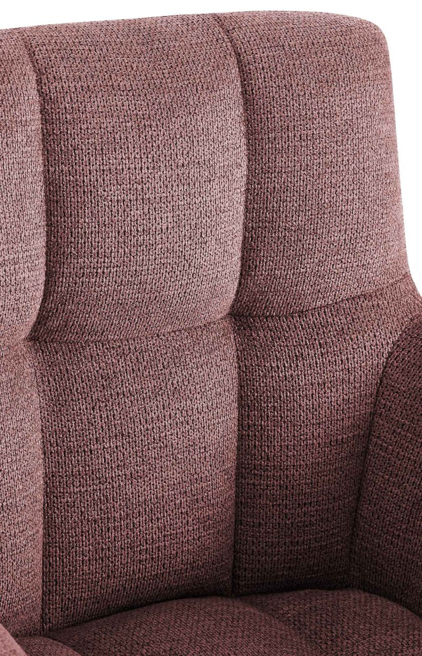 Set van 2 eetkamerstoelen Jonah stof robijnrood rubinrot