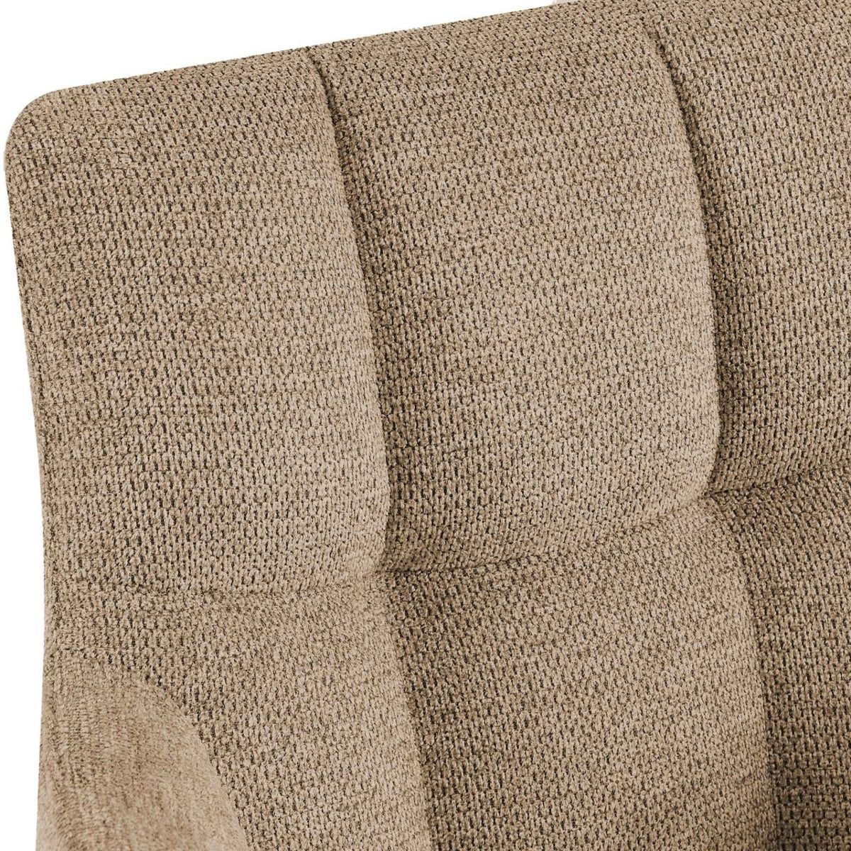 Set van 2 eetkamerstoelen Jonah stof licht bruin hellbraun