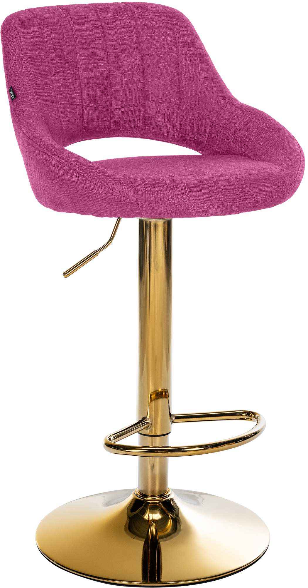 Barkruk Milet stof purper,goud lila