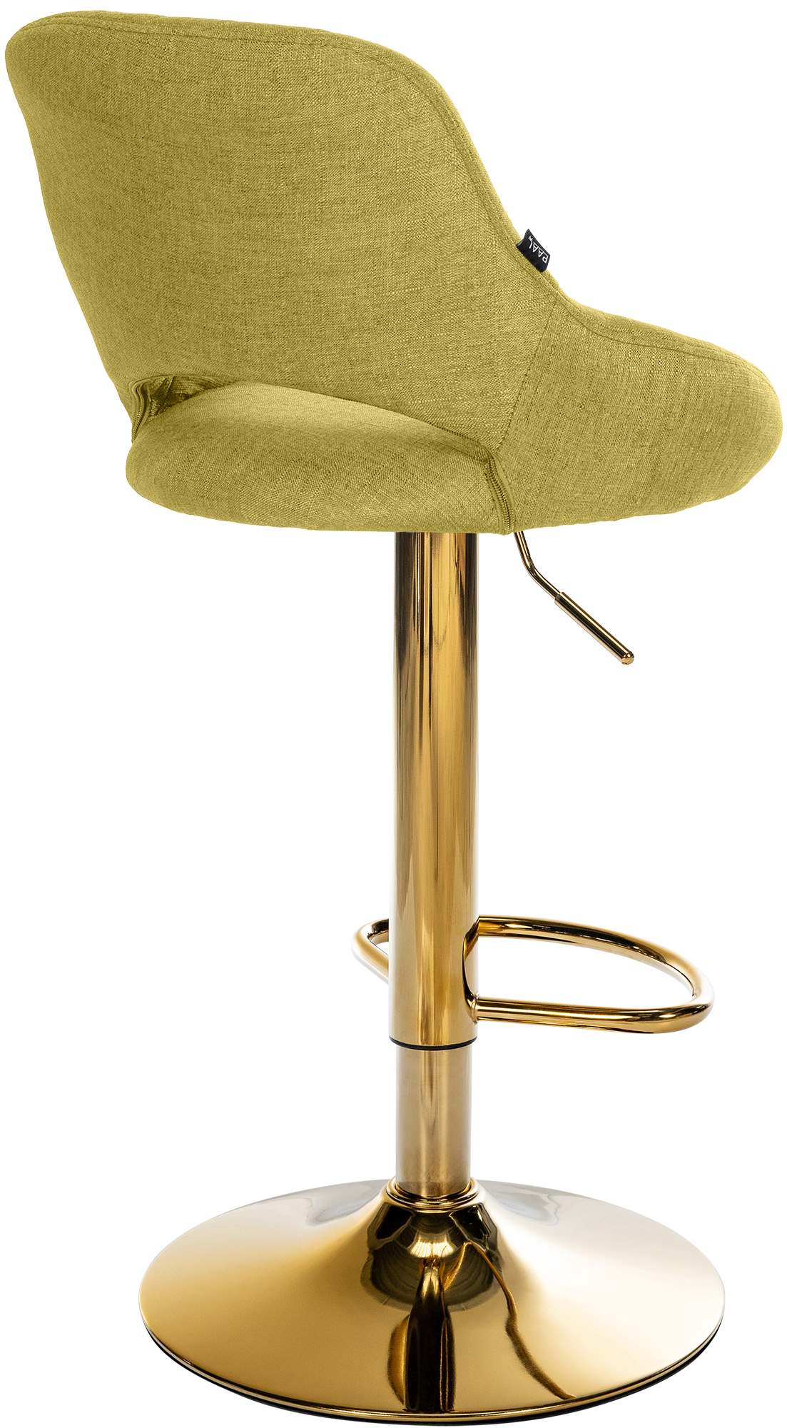 Barkruk Milet stof groen,goud grün