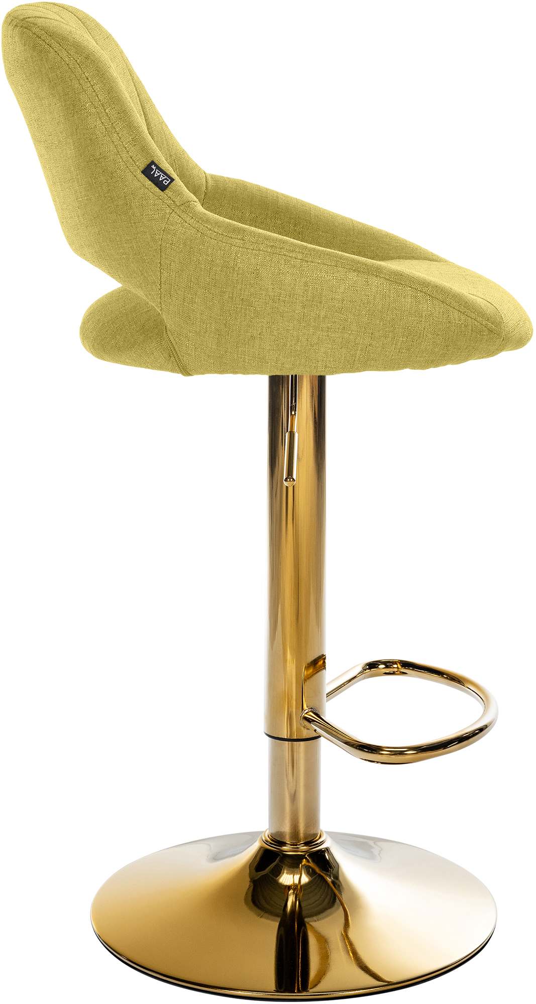 Barkruk Milet stof groen,goud grün