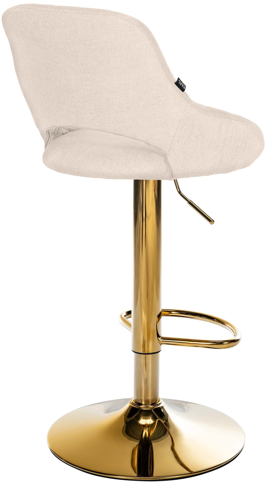 Barkruk Milet stof creme,goud creme