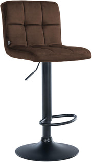 Barkruk Peru Fluweel bruin,zwart braun
