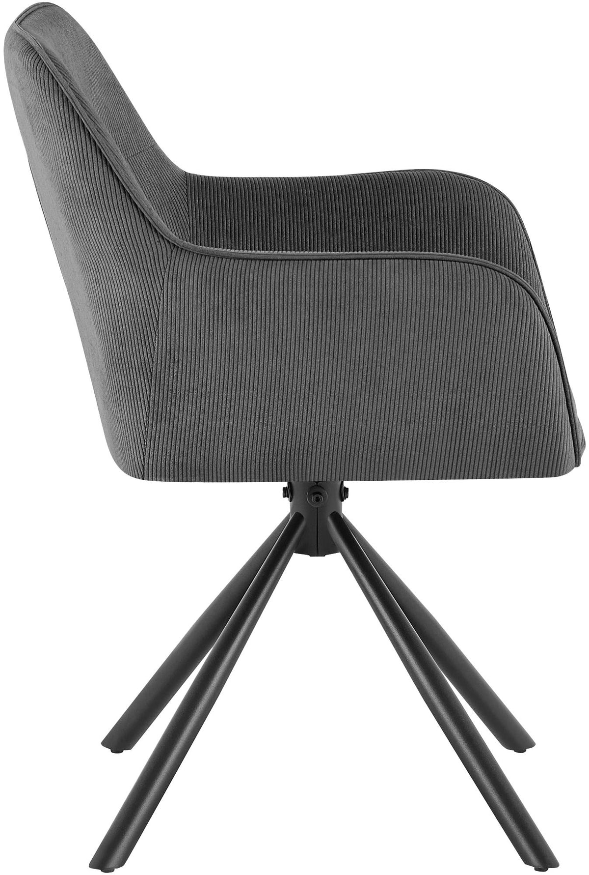 Stuhl Tipton Cord grau