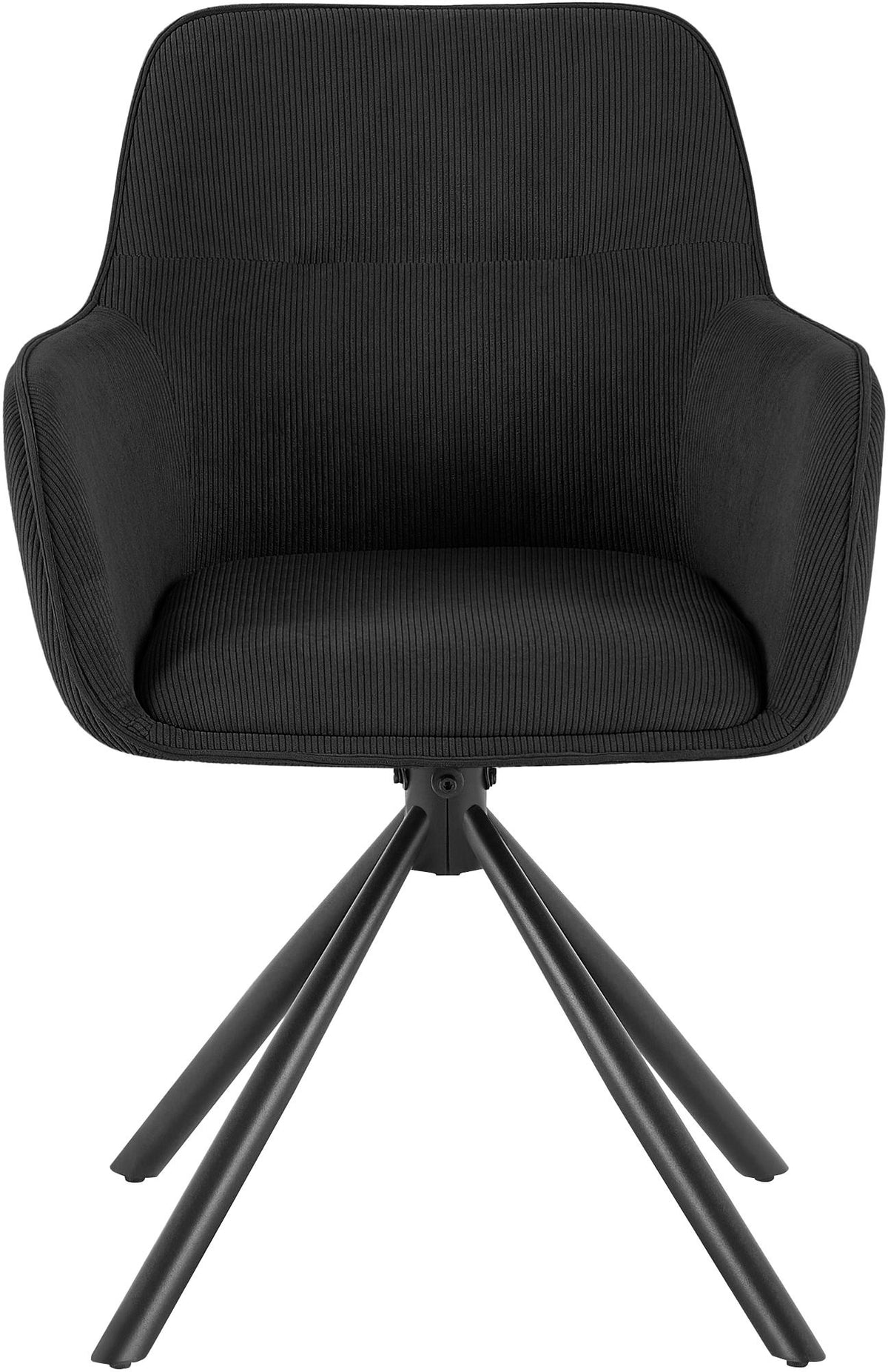 Stuhl Tipton Cord schwarz