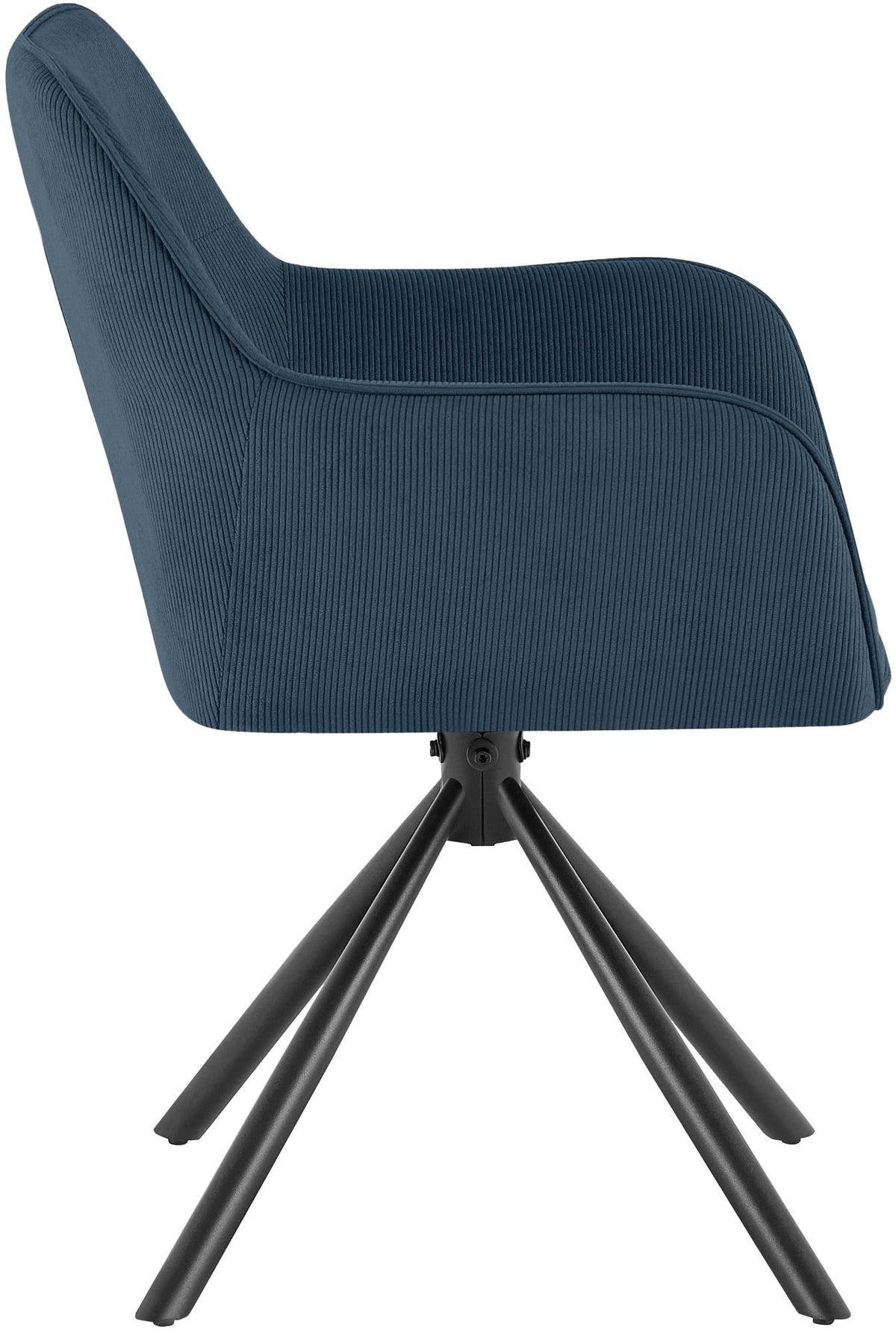 Stuhl Tipton Cord blau