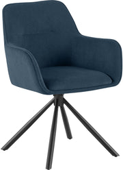 Stuhl Tipton Cord blau