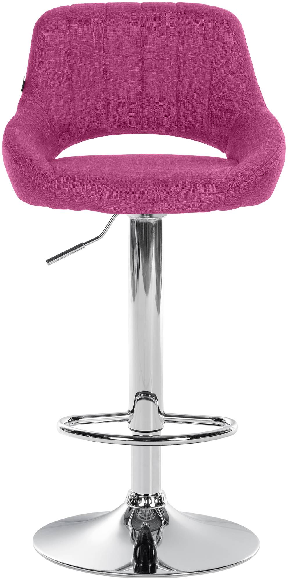 Barkruk Milet stof purper,chroom lila