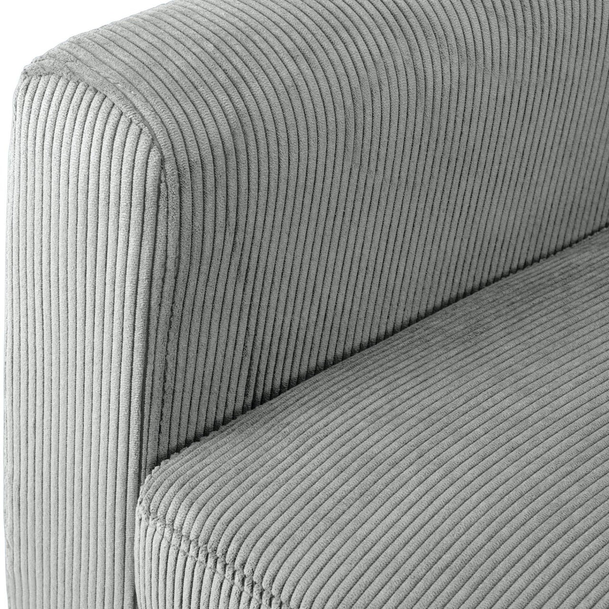 Fauteuil Kioni corduroy grijs grau