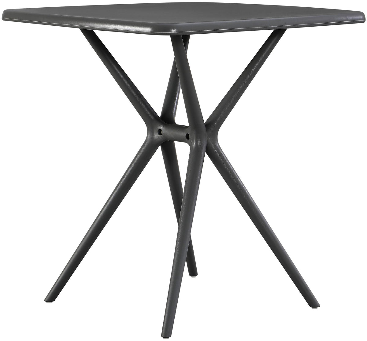 Tisch Becky eckig 72 x 72 cm dunkelgrau
