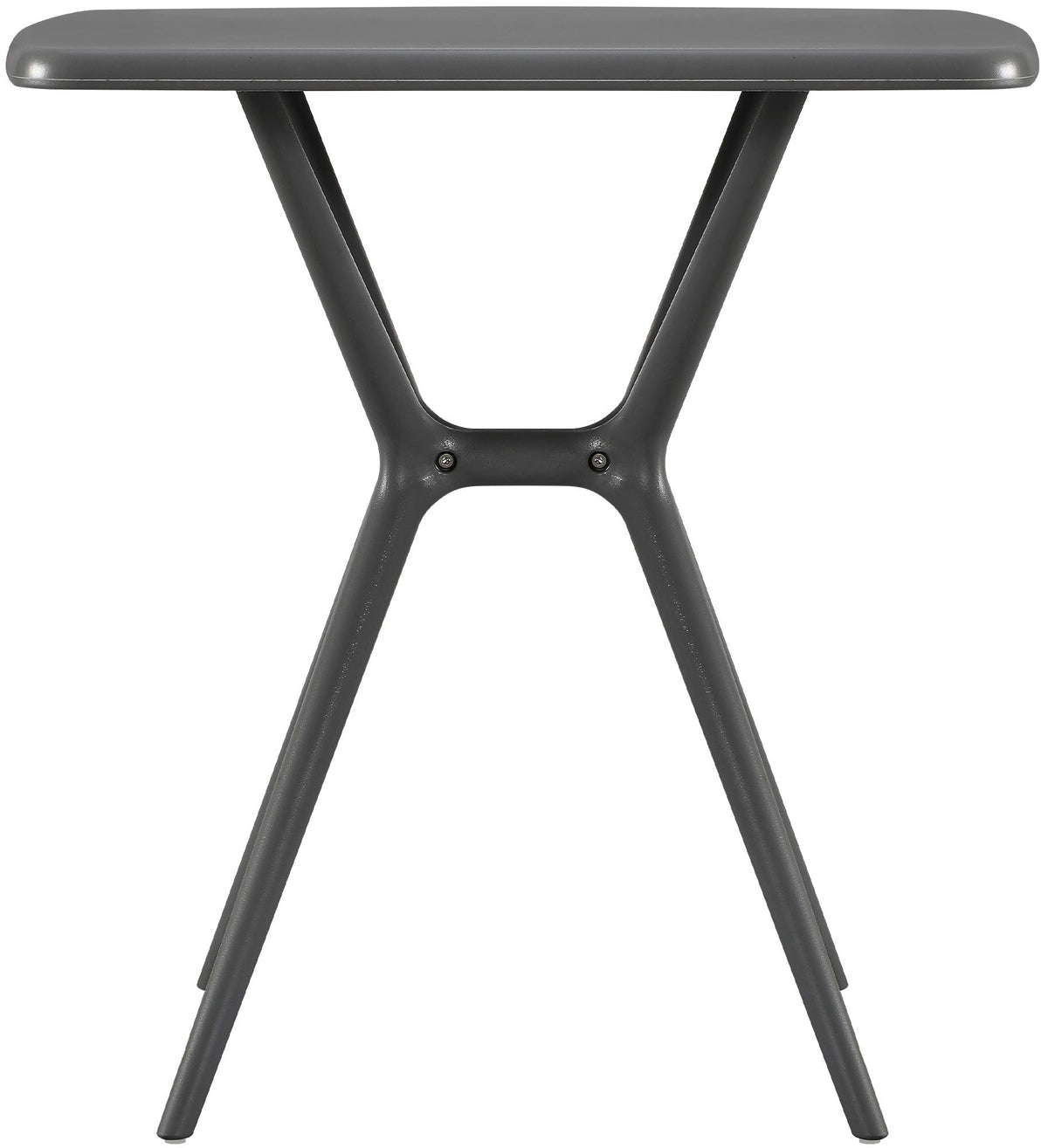 Tisch Becky eckig 72 x 72 cm dunkelgrau