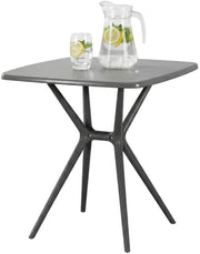 Tisch Becky eckig 72 x 72 cm dunkelgrau