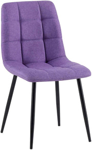 Eetkamerstoel Antibes Stof purper lila