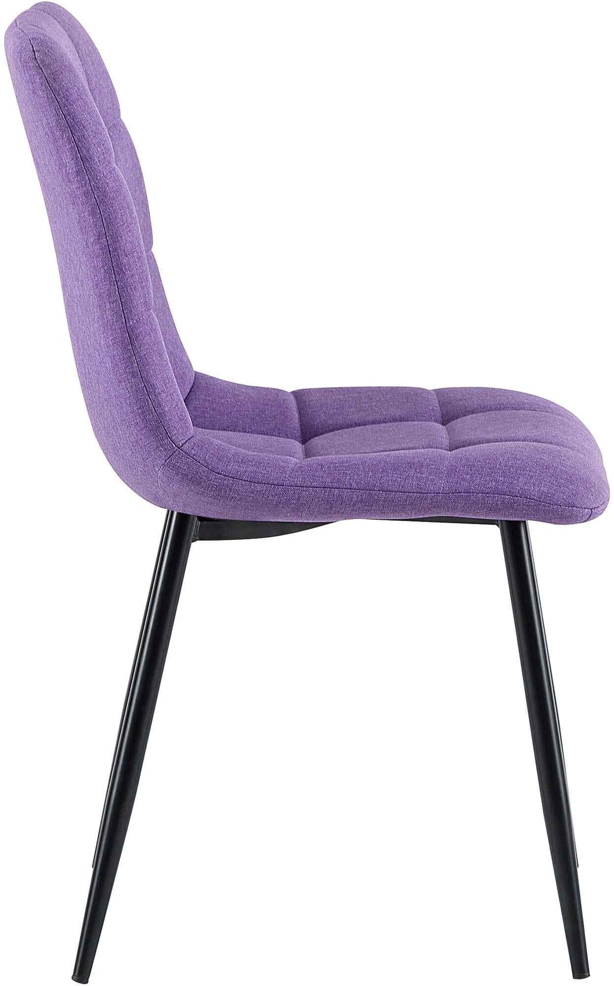 Eetkamerstoel Antibes Stof purper lila