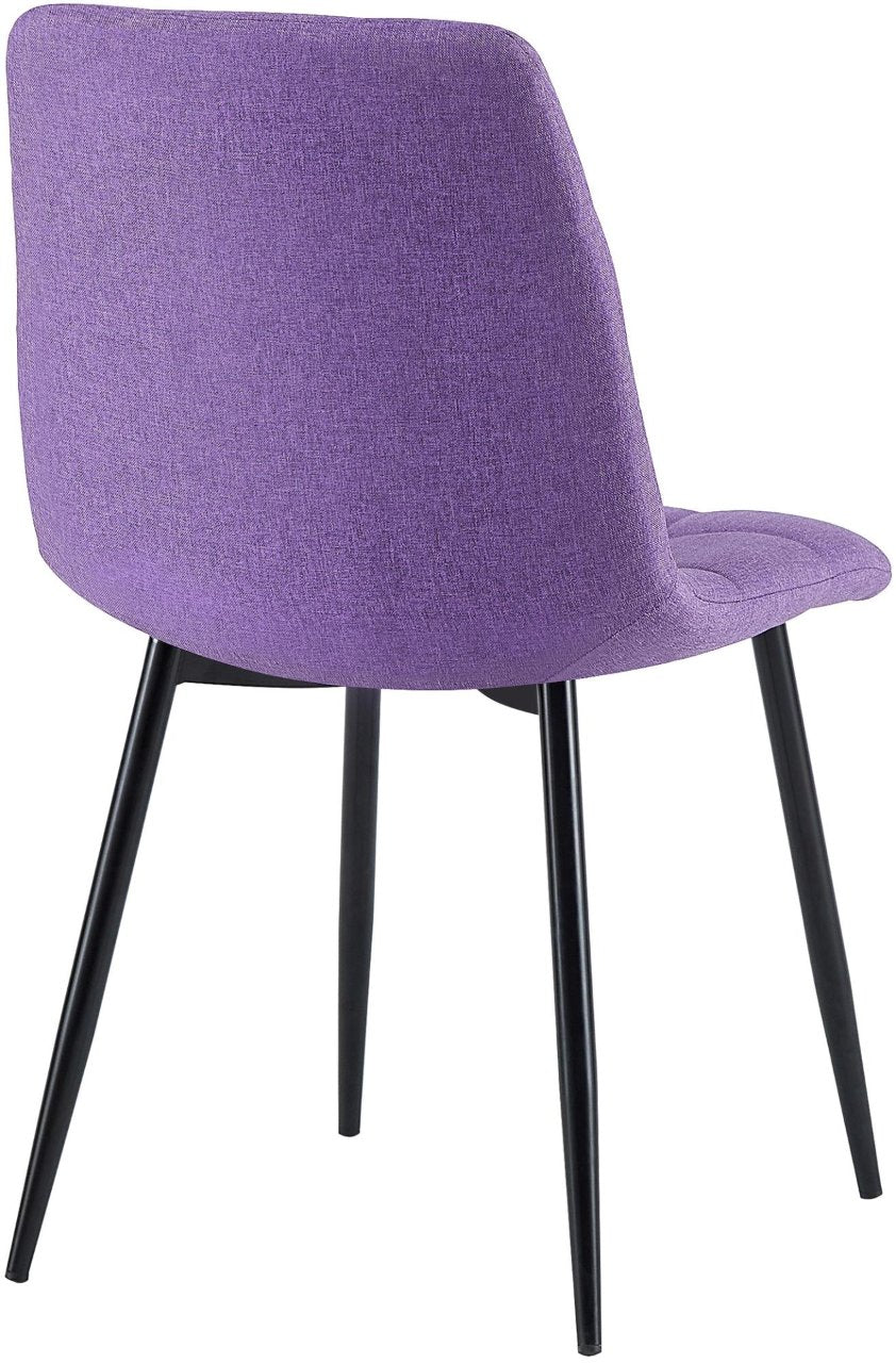 Eetkamerstoel Antibes Stof purper lila