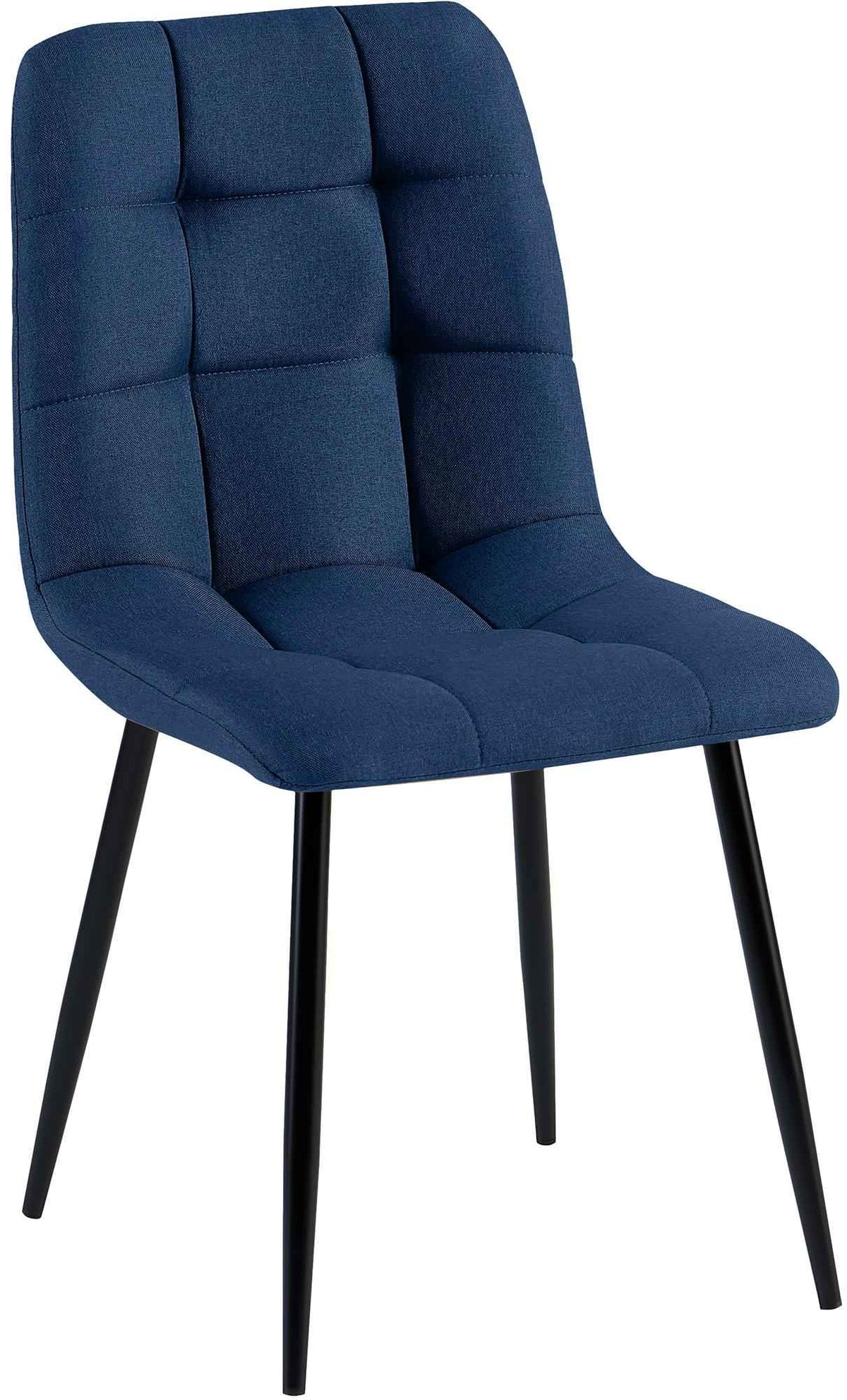 Eetkamerstoel Antibes Stof blauw blau