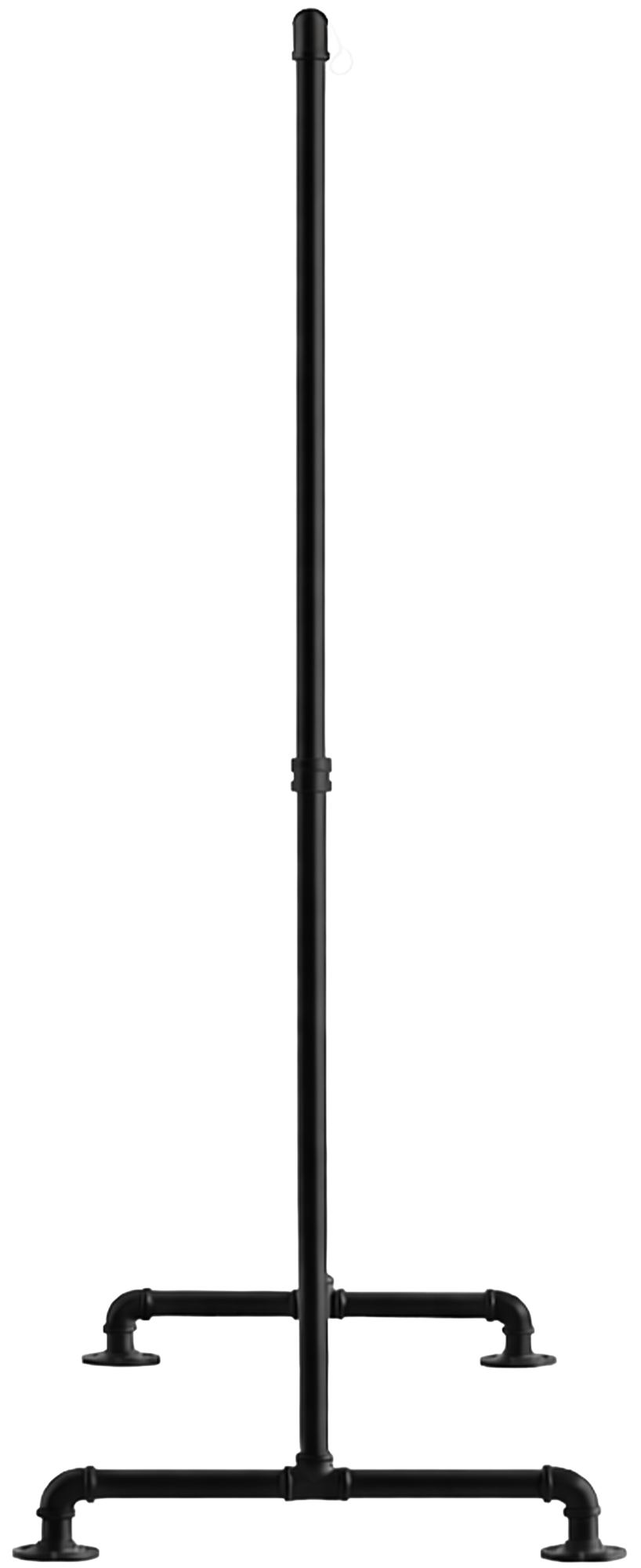 Kleiderständer Jersey 55x120x150 schwarz