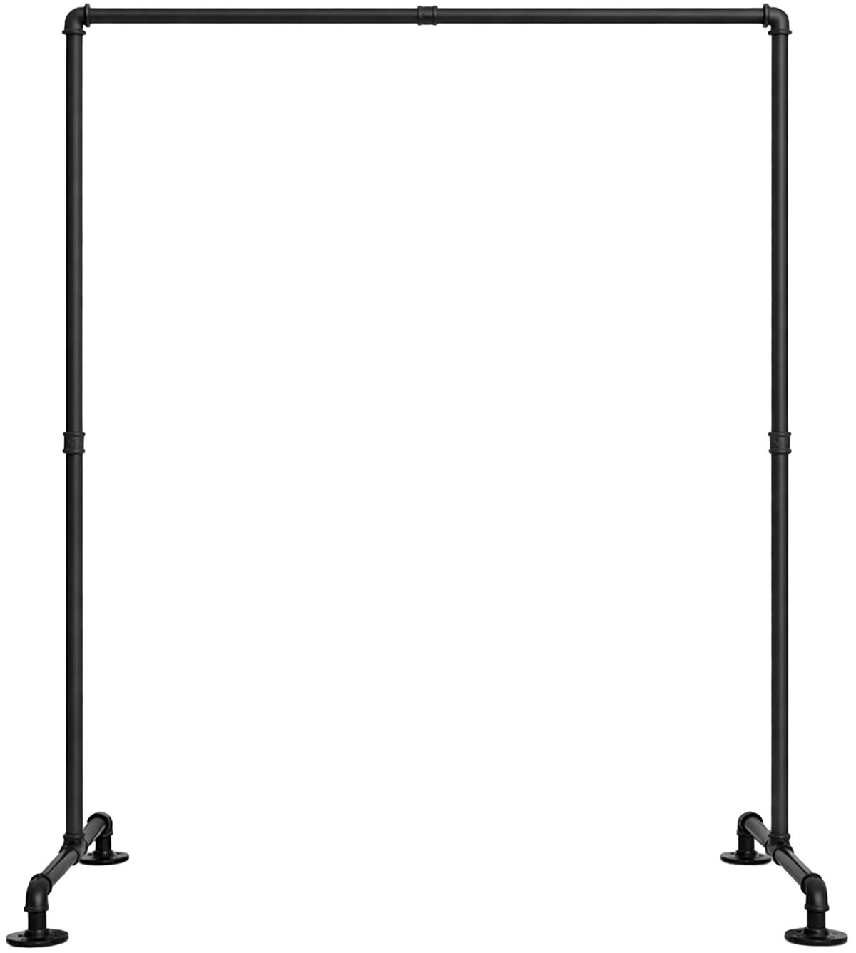 Kleiderständer Jersey 55x120x150 schwarz