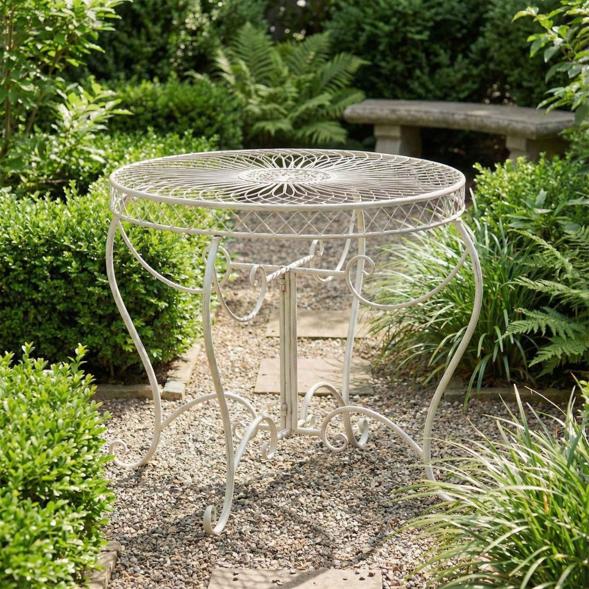 Tuintafel Sheela antiek/creme antik-creme
