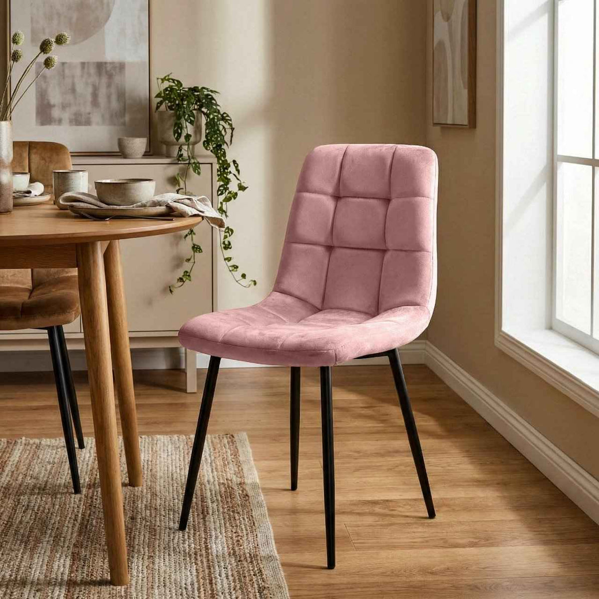 Eetkamerstoel Antibes roze pink