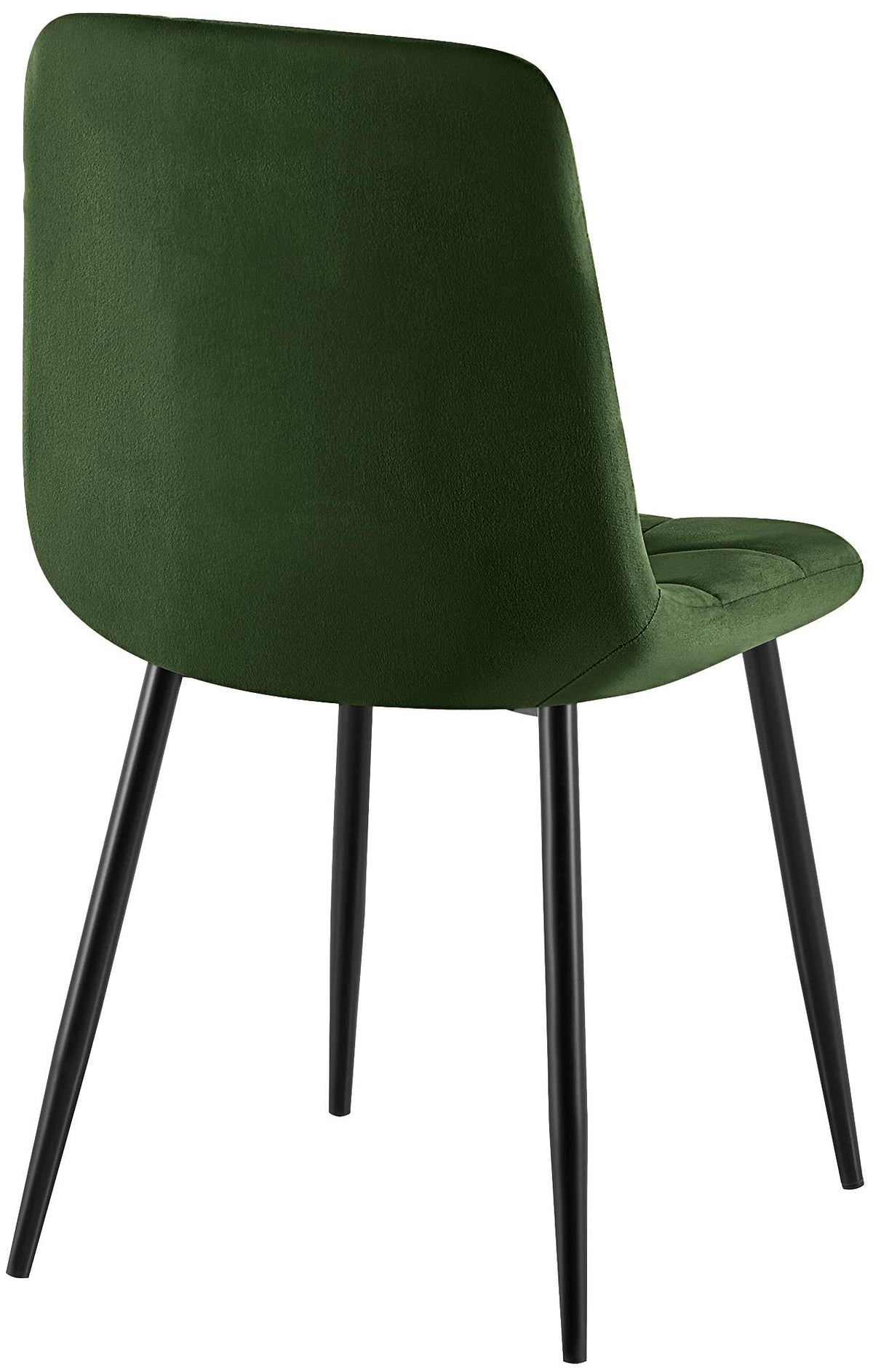Set van 4 Eetkamerstoelen Antibes Fluweel groen grün