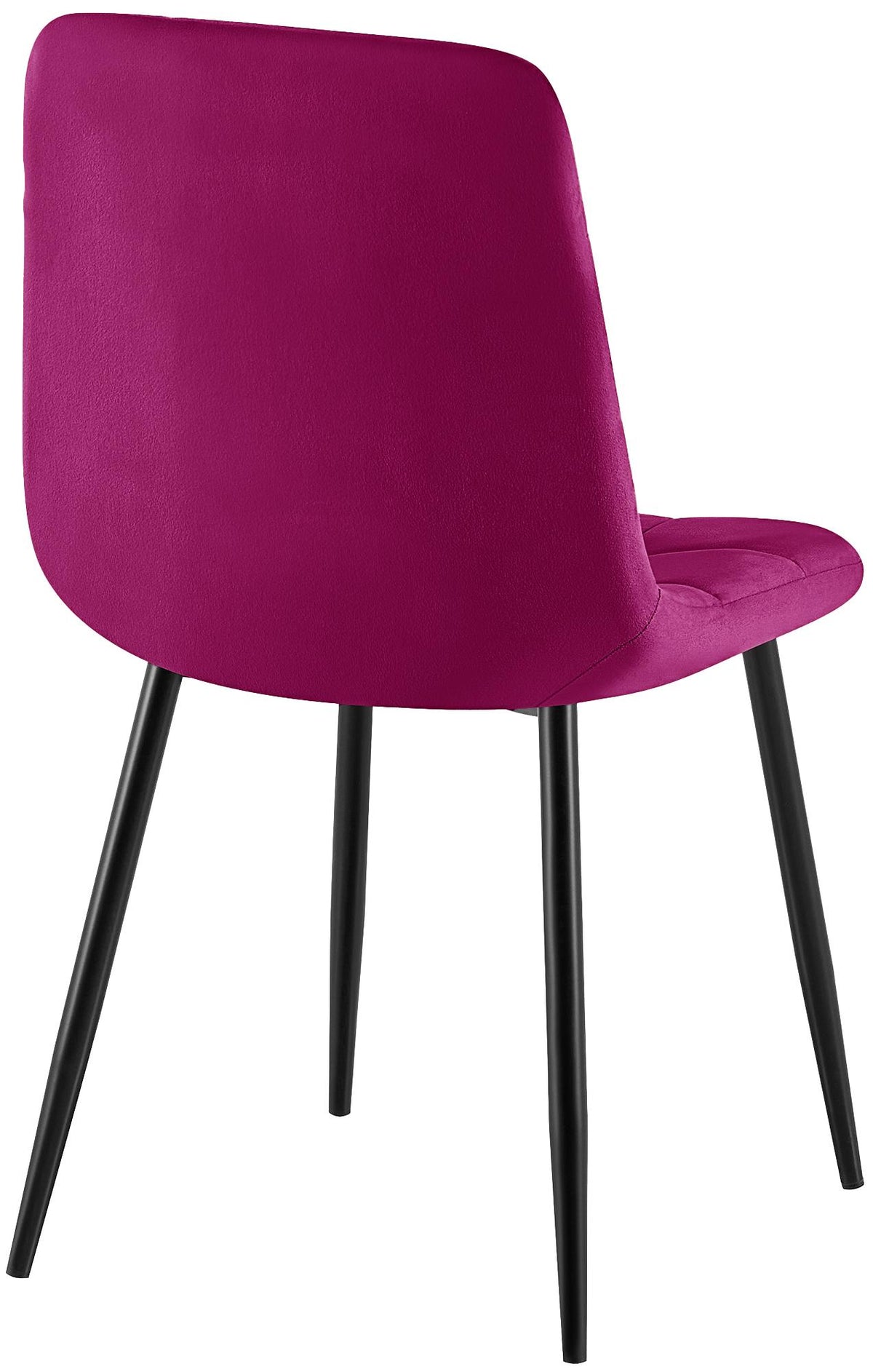 Set van 4 Eetkamerstoelen Antibes Fluweel purper lila