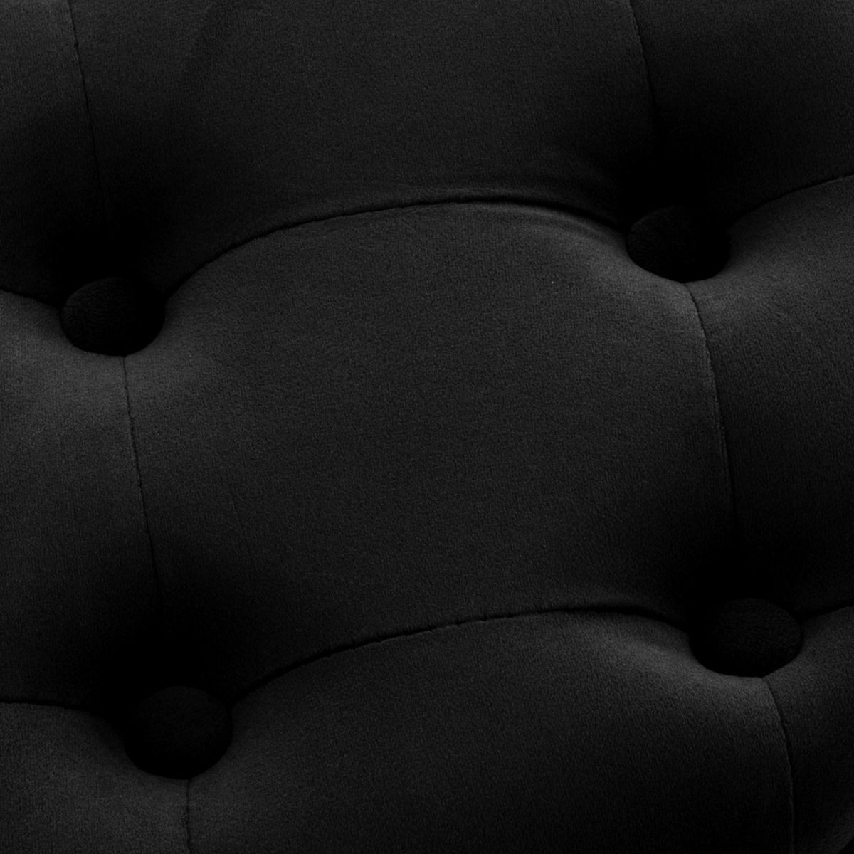 Poef Pantin fluweel zwart schwarz