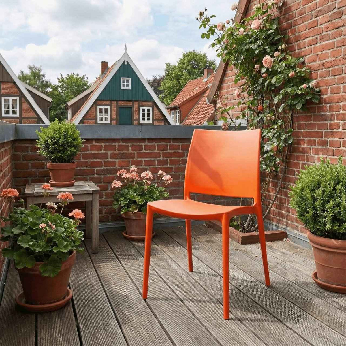Tuinstoel Meton oranje orange