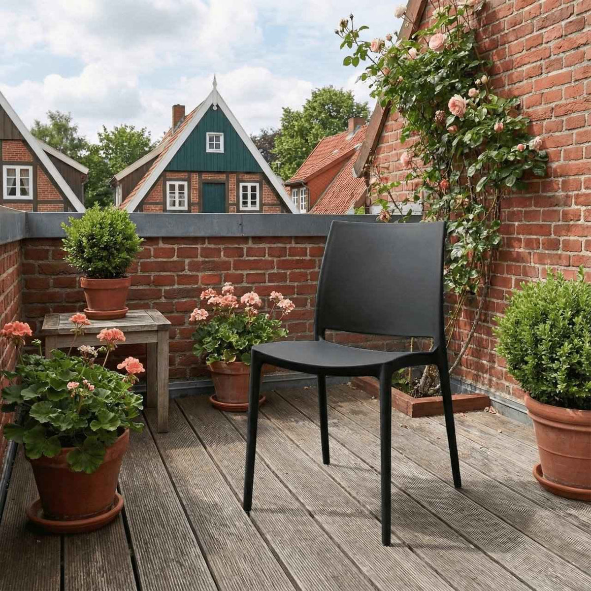 Tuinstoel Meton zwart schwarz