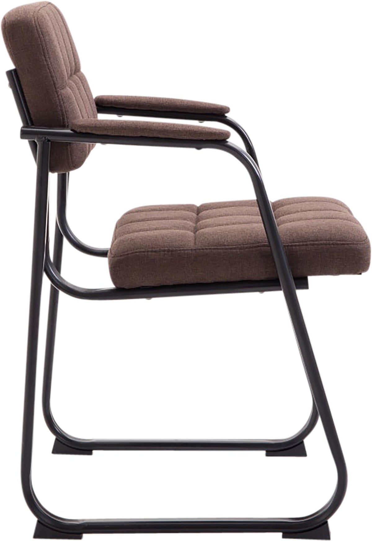 Besucherstuhl Canada B Stoff braun