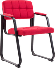 Besucherstuhl Canada B Stoff rot