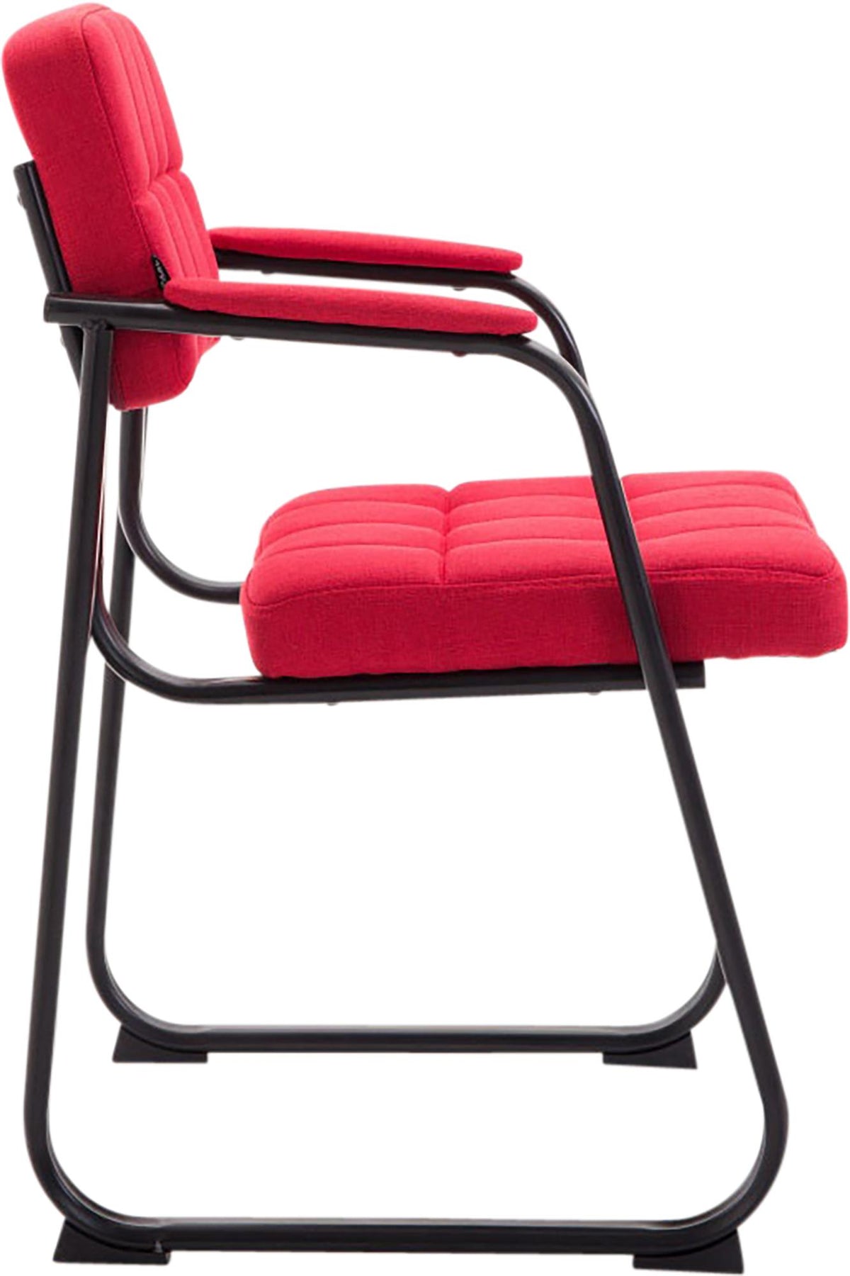 Besucherstuhl Canada B Stoff rot