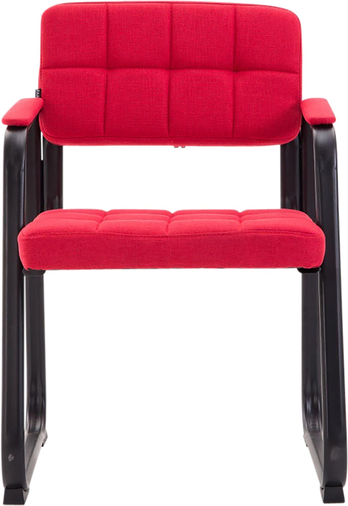 Besucherstuhl Canada B Stoff rot