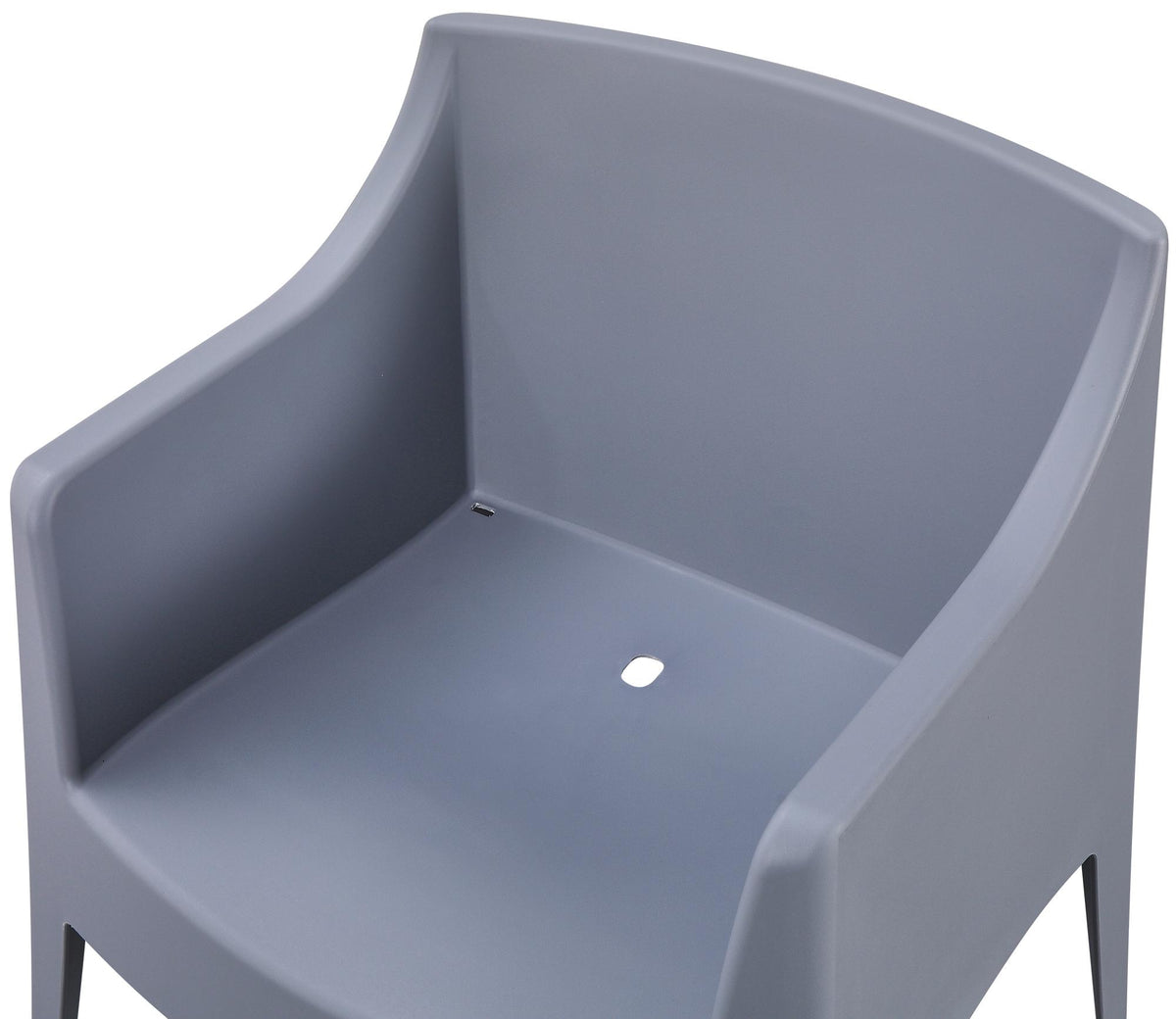 Set van 4 tuinstoelen Bartal grijs grau