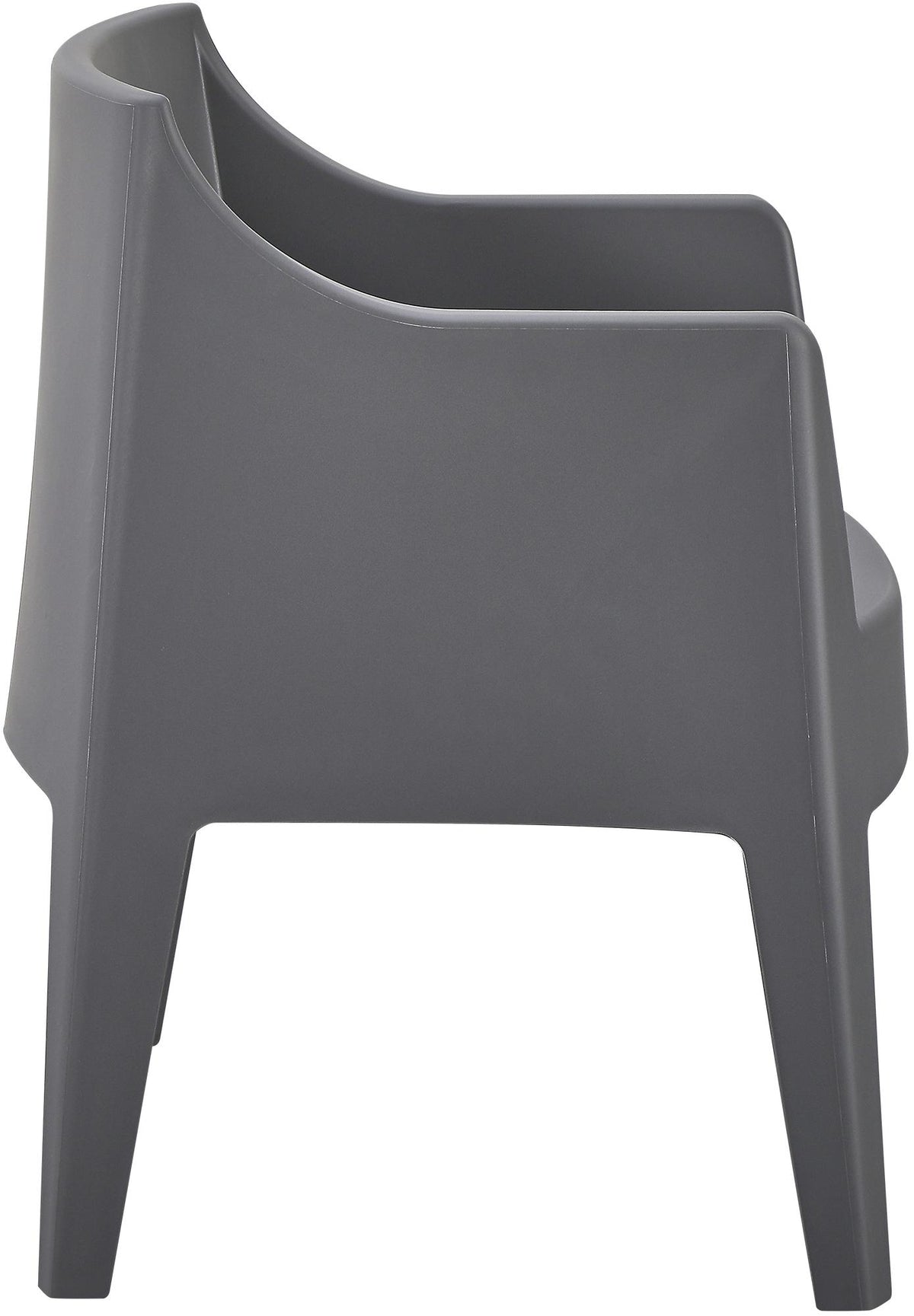 Set van 4 tuinstoelen Bartal donkergrijs dunkelgrau