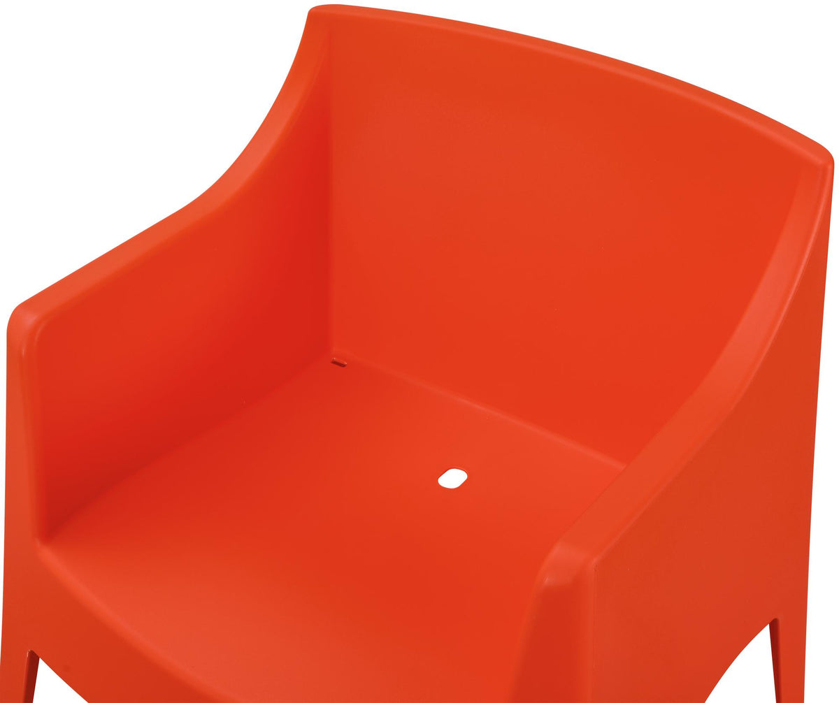 Set van 4 tuinstoelen Bartal oranje orange