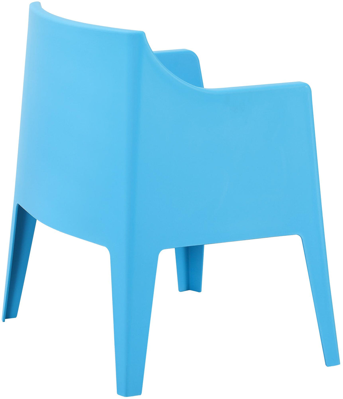 Set van 4 tuinstoelen Bartal blauw blau