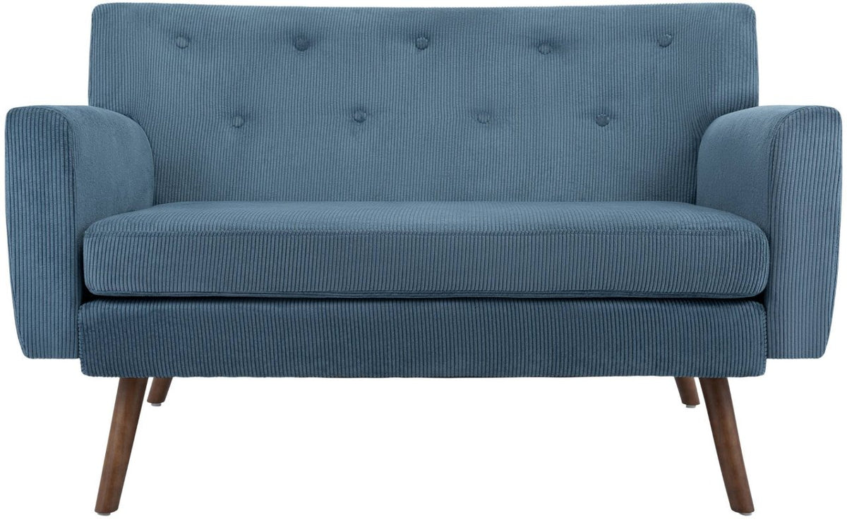 Bank Kioni ribstof blauw blau