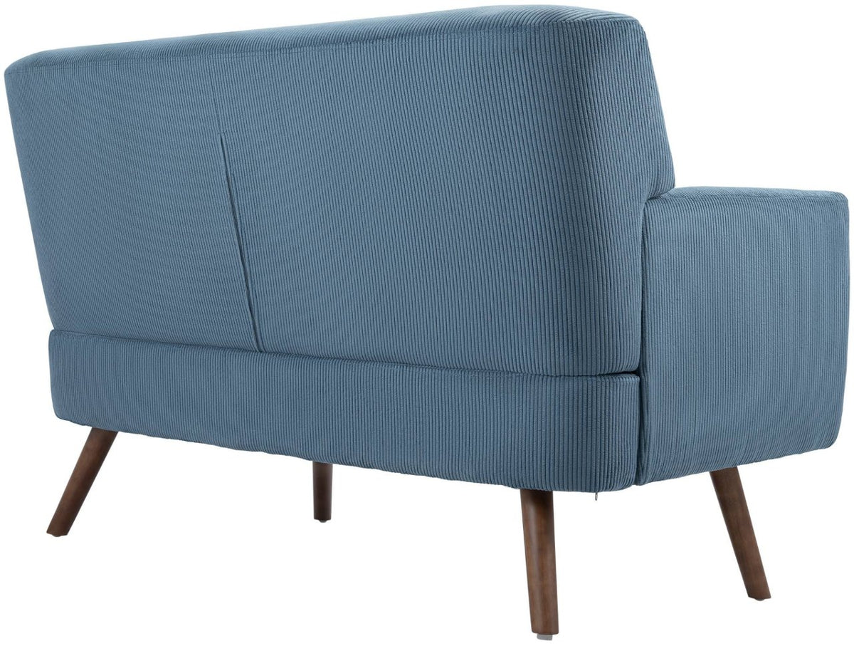 Bank Kioni ribstof blauw blau