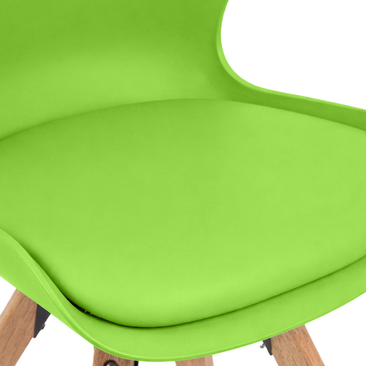 Eetkamerstoel Luna groen,Kunststof grün