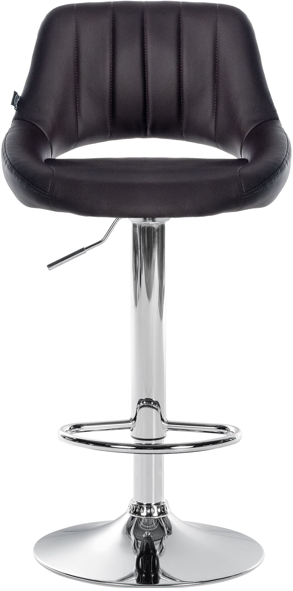 Barkruk Milet kunstleer bruin,chroom braun