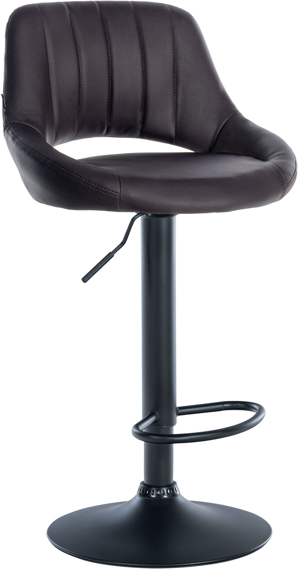 Barkruk Milet kunstleer bruin,zwart braun