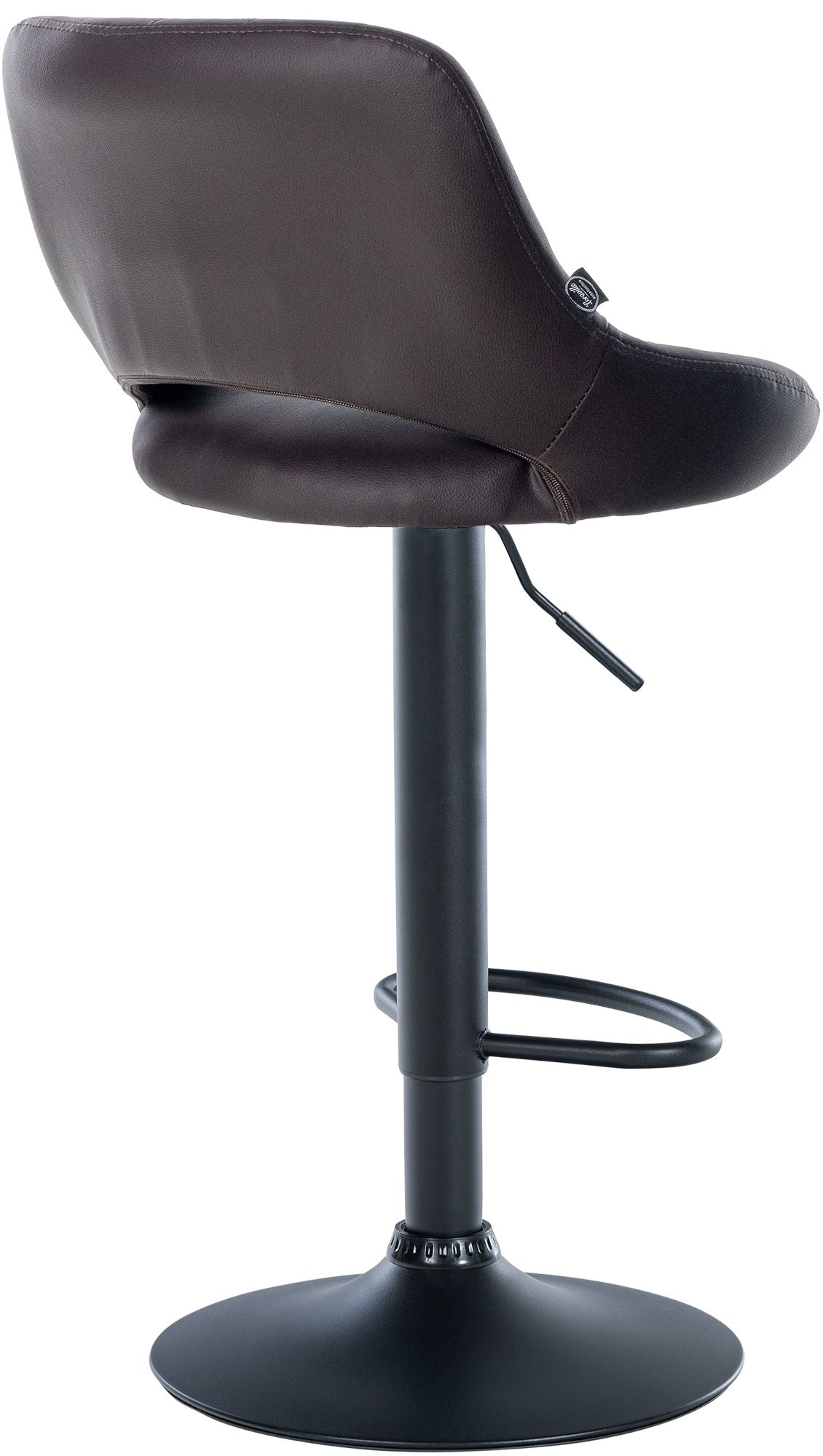 Barkruk Milet kunstleer bruin,zwart braun