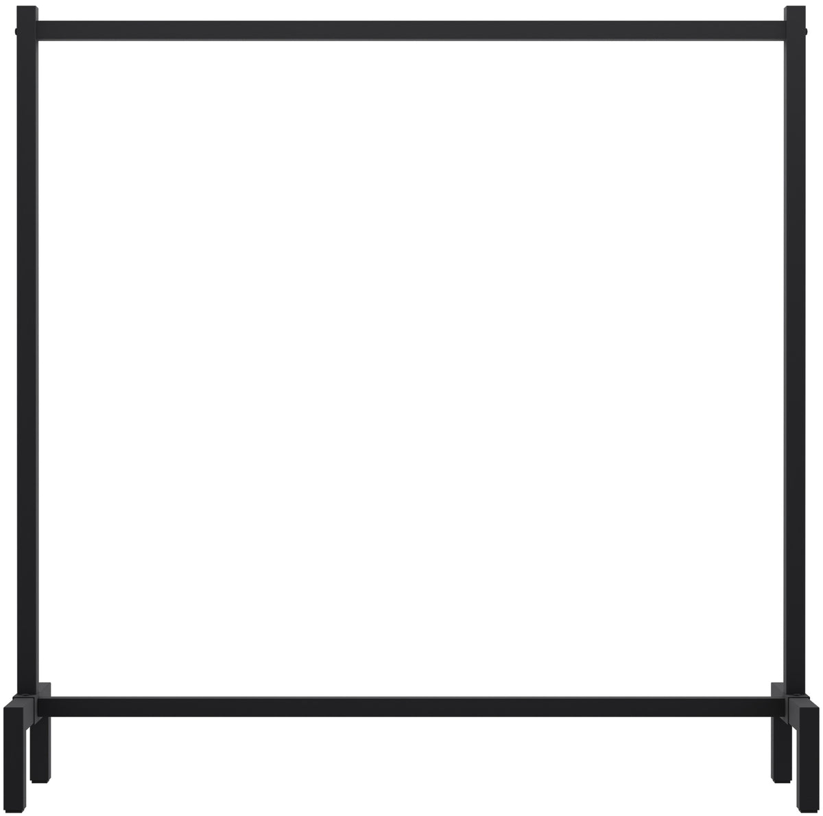Kledingrek Melva zwart,120x38x120 schwarz