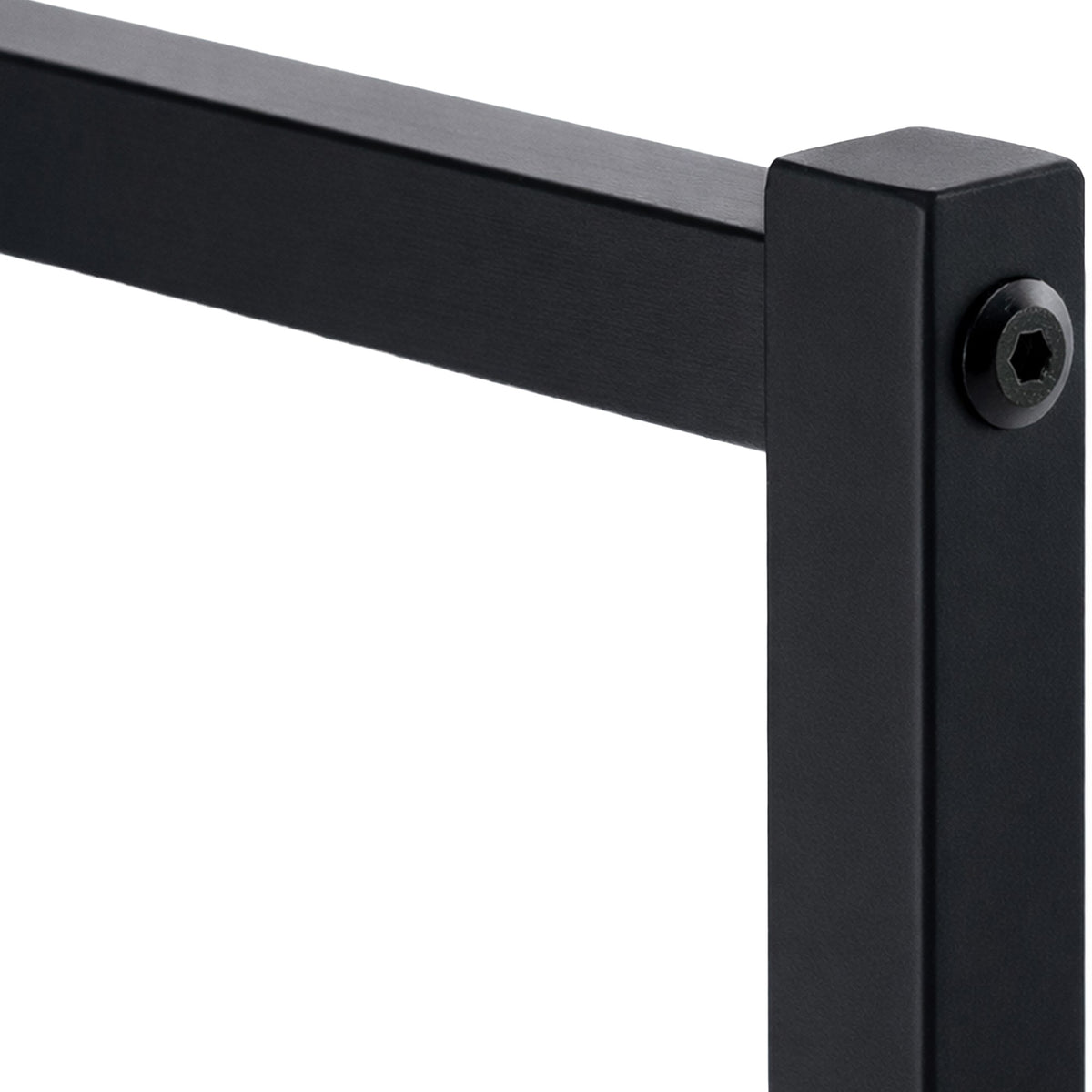 Kledingrek Melva zwart,120x38x120 schwarz